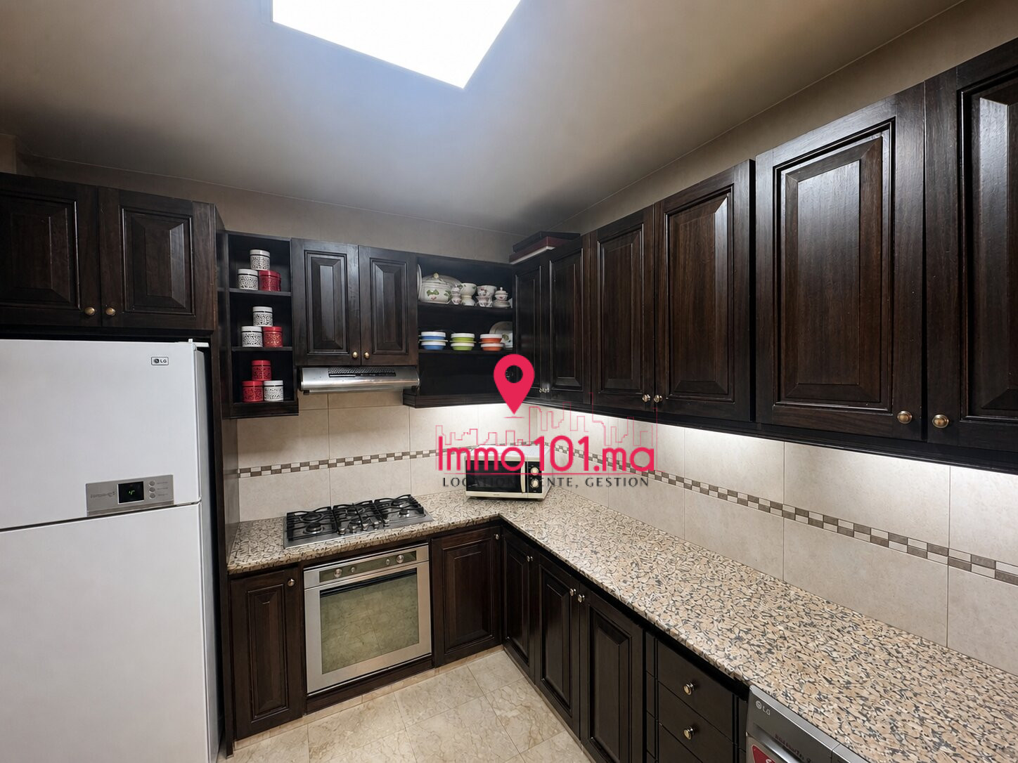 Location appartement meublé à Hay Riad ZLLAM2430